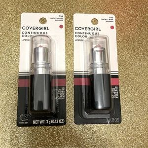 🆕 035 CoverGirl Set of two (2) Lipsticks  #035 Smokey Rose Shimmer